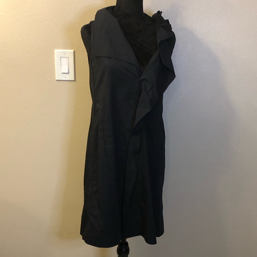Elie Tahari Black Asymmetrical Dress